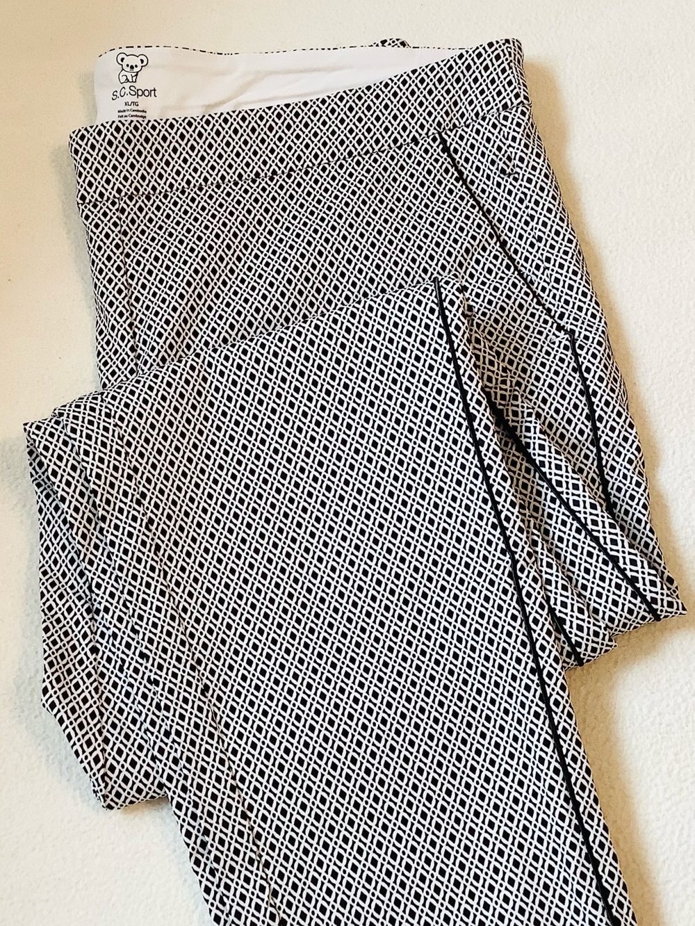 S.C. Sport Women’s Pull-on Tummy Control Pant , Golf Casual Sz.XL NEW